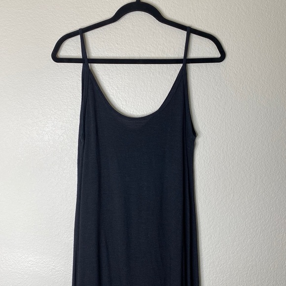 Michael Lauren maxi dress women’s large black stripe tank top - Picture 1 of 7